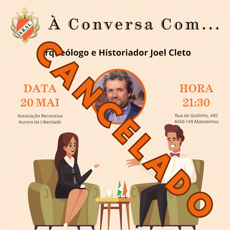 Joel Cleto no Aurora da Liberdade no a conversa com